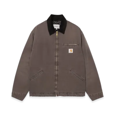 Carhartt WIP OG Detroit Jacket "Tobacco/Black(Stone Canvas)"