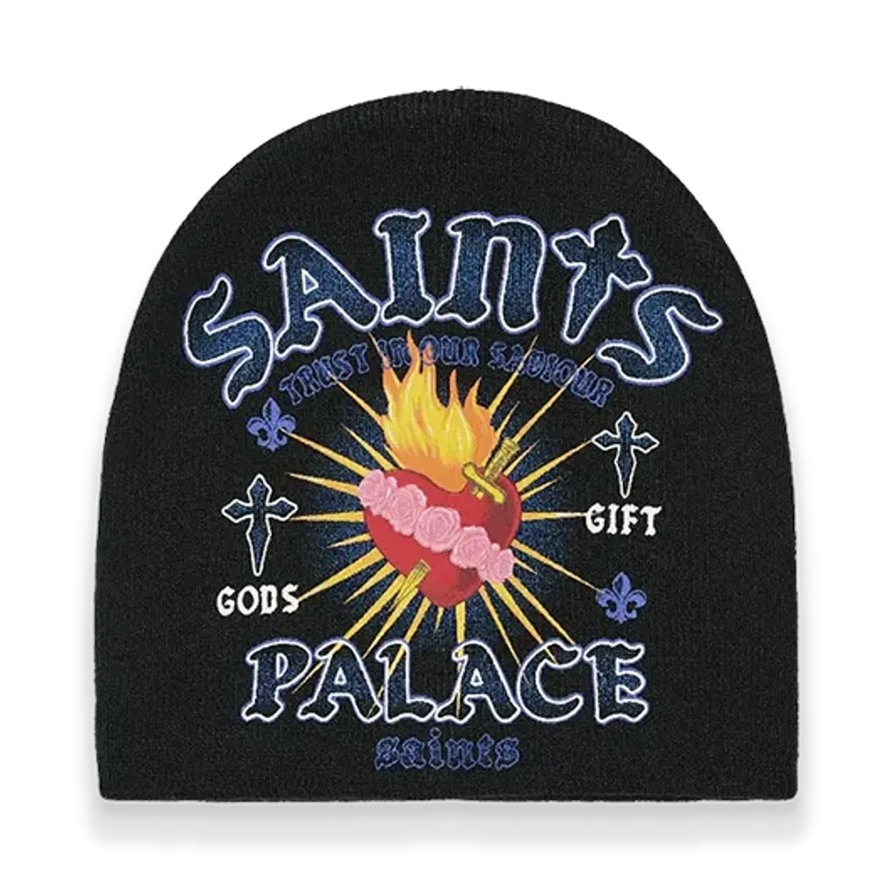 PALACE Gods Gift Nein Cuff Beanie "Black"