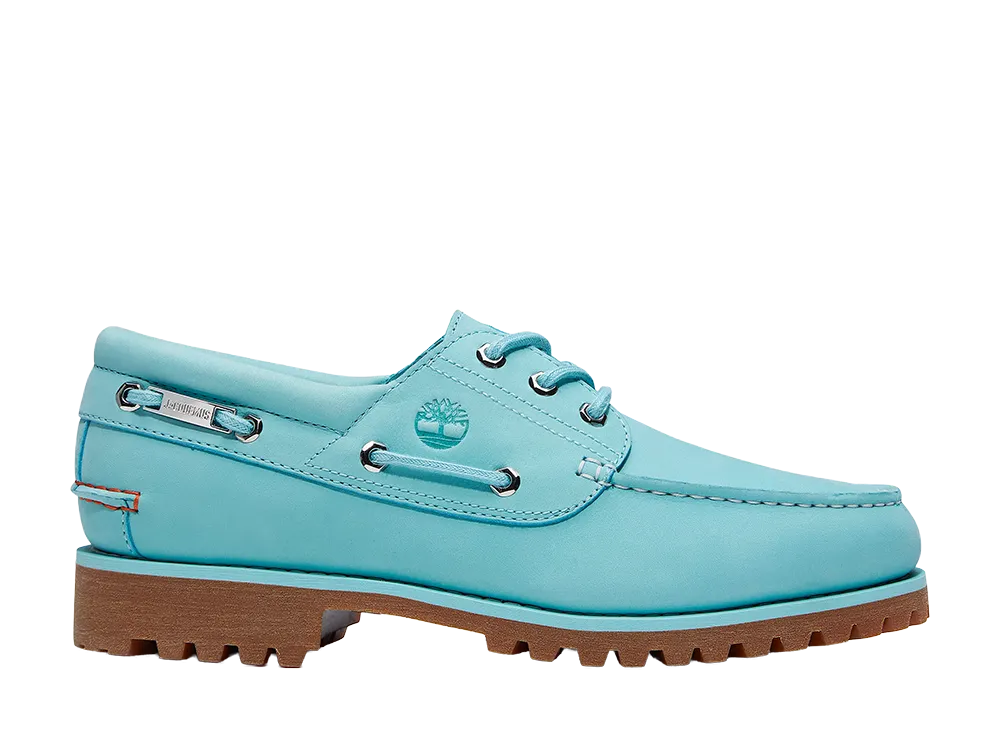 Jacquemus × Timberland 3-Eye Classic Lug "Lagoon Blue"