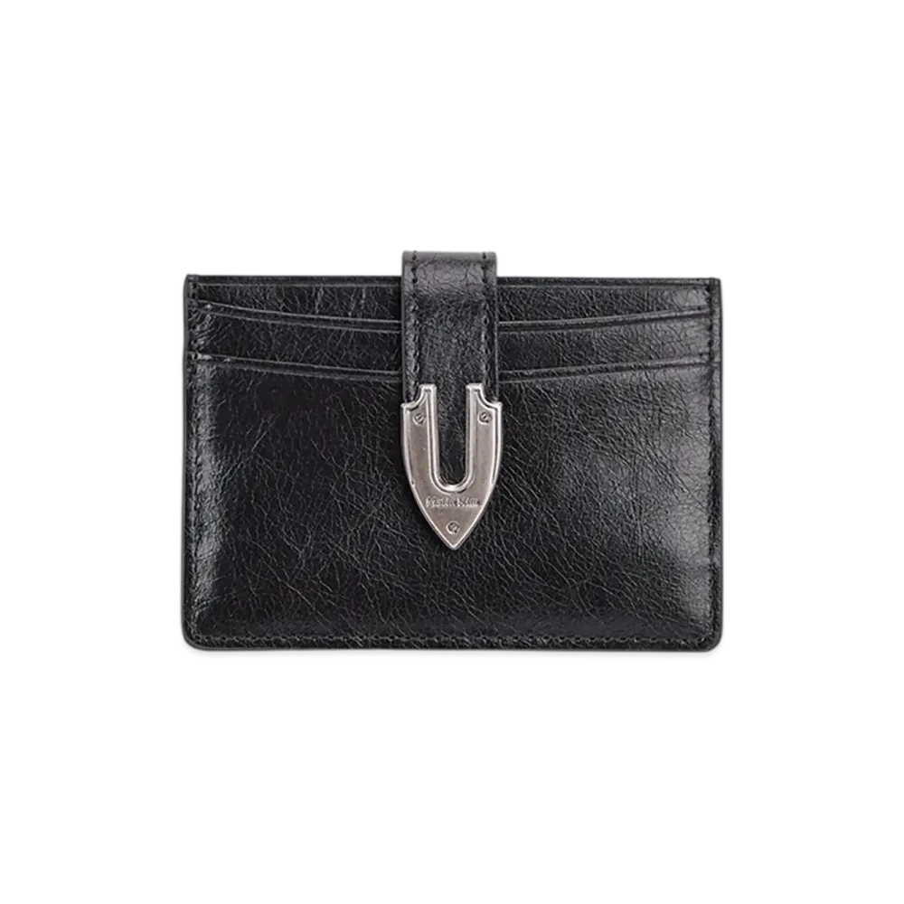 Matin Kim Western Buckle Card Wallet "Black"