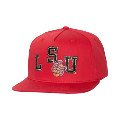 Travis Scott x M&N x LSU Hat "Red"