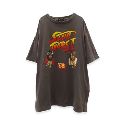 SAINT Mxxxxxx x Denim Tears Saint TearsII T-Shirt "Charcoal Gray"