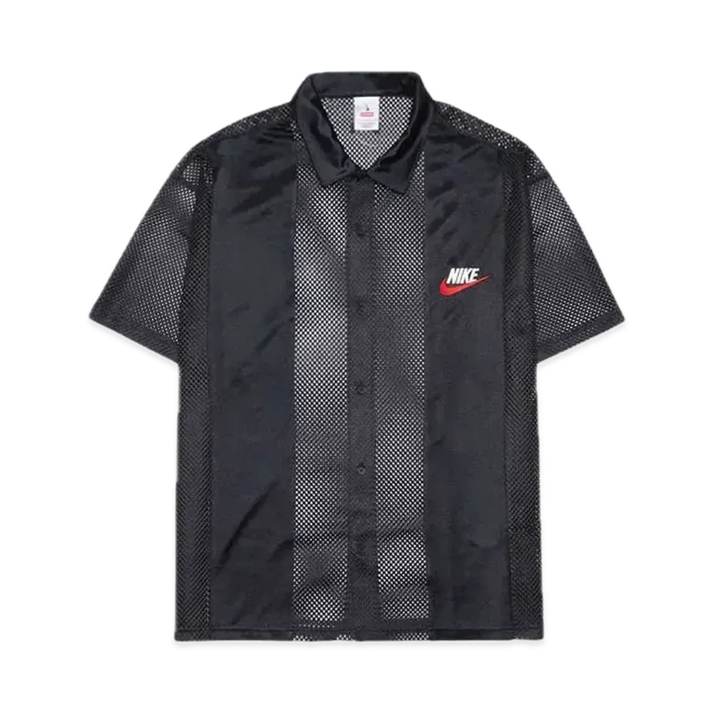 Supreme x Nike Mesh S/S Shirt "Black" FQ0346-010