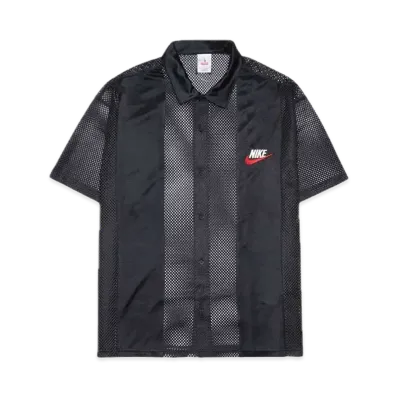 Supreme x Nike Mesh S/S Shirt "Black" FQ0346-010