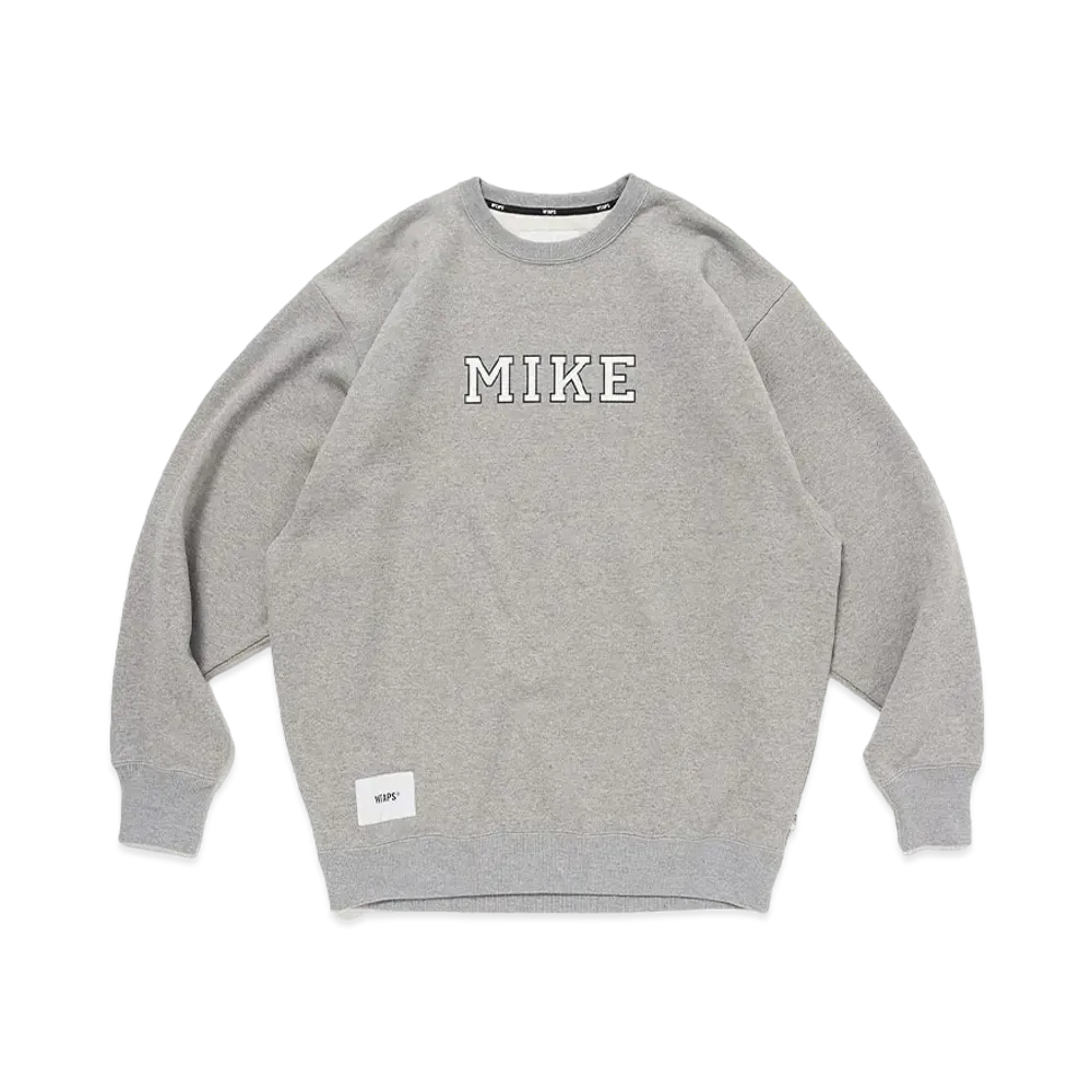 WTAPS Academy / Sweater / Cotton / MIKE "Ash Gray"