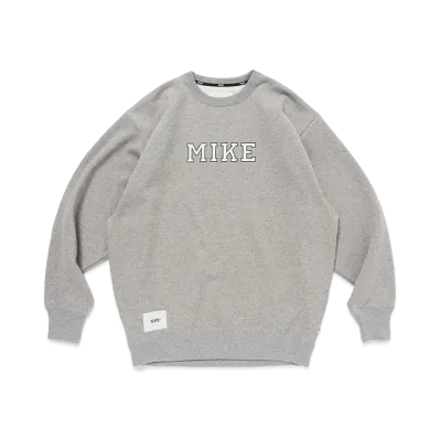 WTAPS Academy / Sweater / Cotton / MIKE "Ash Gray"