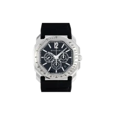 BVLGARI Octo Velocissimo Chronograph "Black/Stainless Steel"