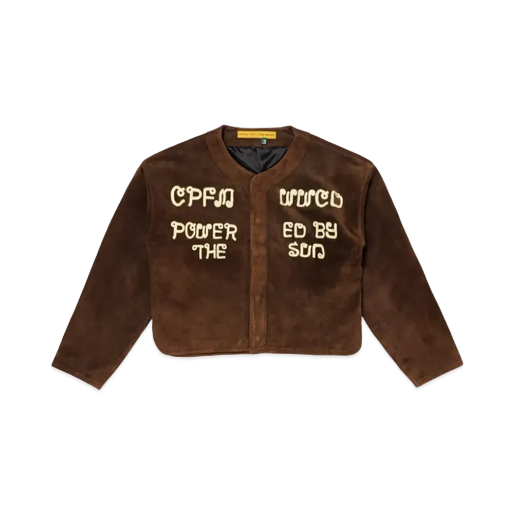 Cactus Plant Flea Market Cpfm Wwcd Suede Baseball Top "Brown"