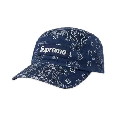 Supreme Bandana Camp Cap "Navy"