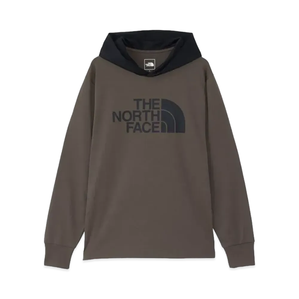 The North Face Long Sleeve Big Logo Hoodie "New TaupexBlack"