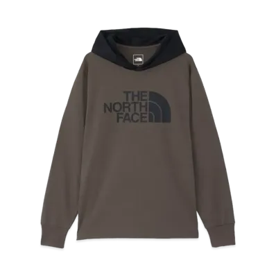 The North Face Long Sleeve Big Logo Hoodie "New TaupexBlack"