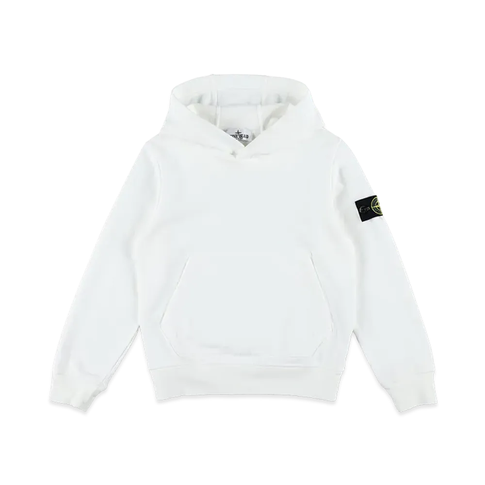 Stone Island Kids Hoodie "White"