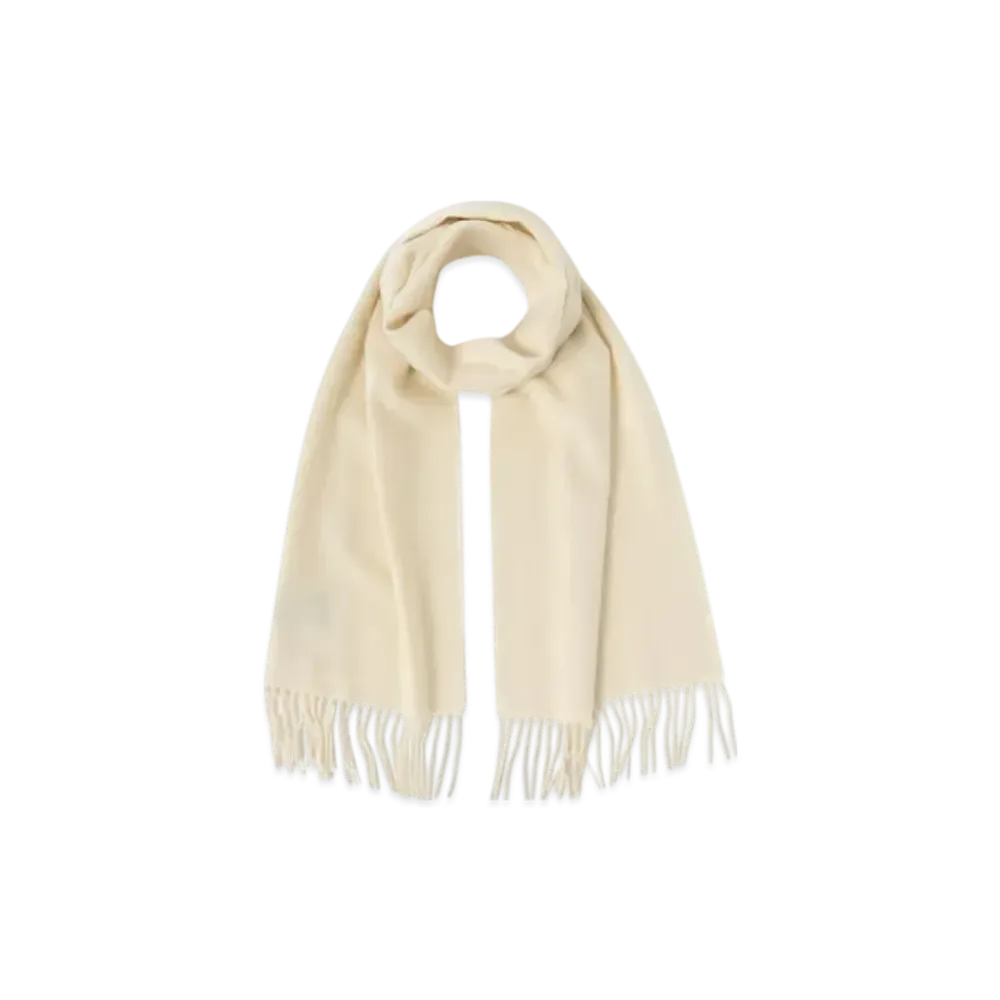 BEAMS Cashmere Scarf Solid "OffWhite"