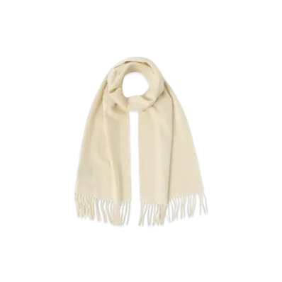 BEAMS Cashmere Scarf Solid "OffWhite"