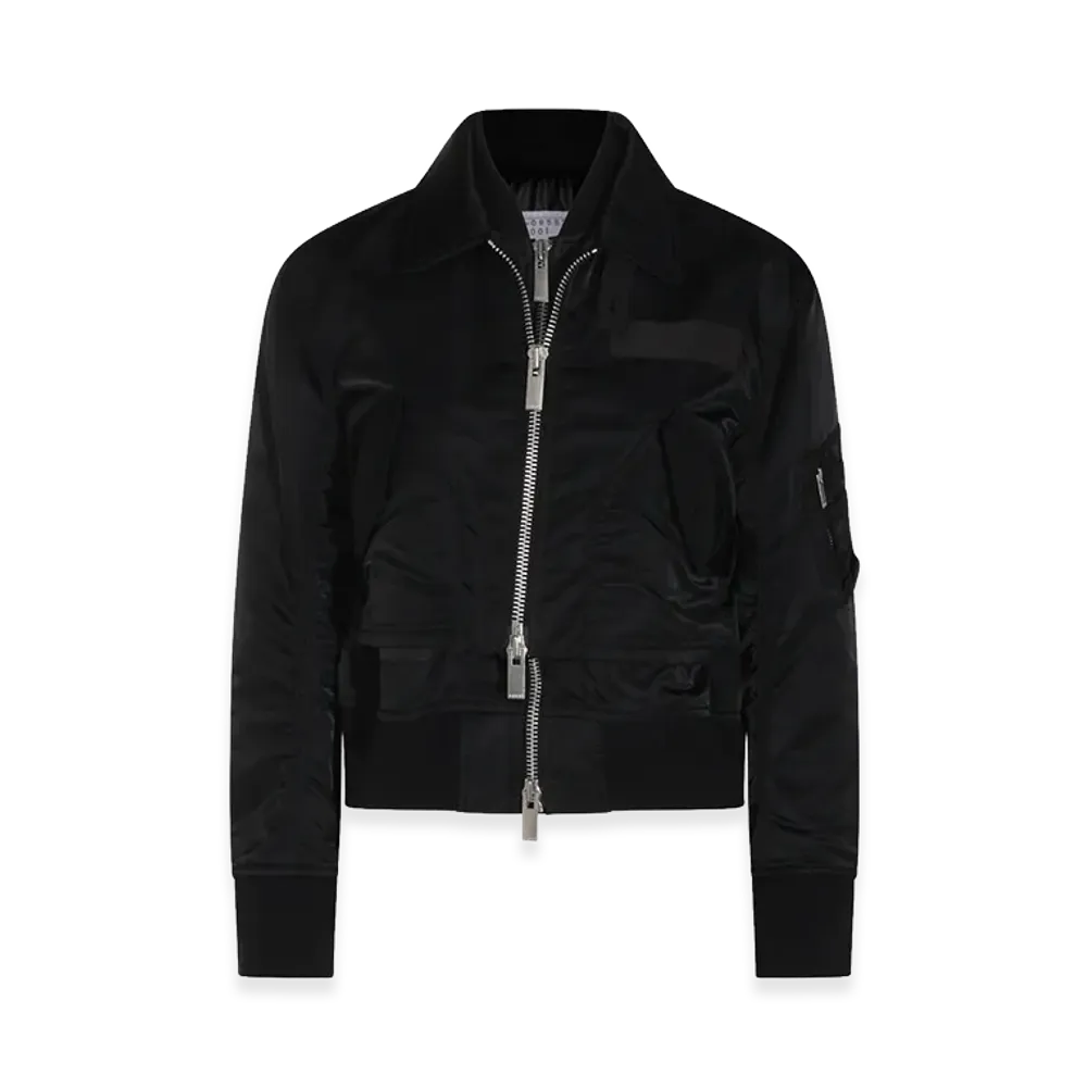 sacai Women's Coats "Black"