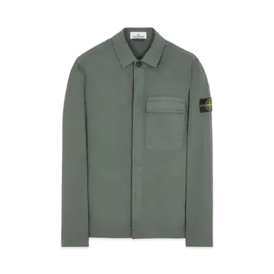 Stone Island 10710 SUPIMA Cotton Twill Stretch-TC "Musk Green"