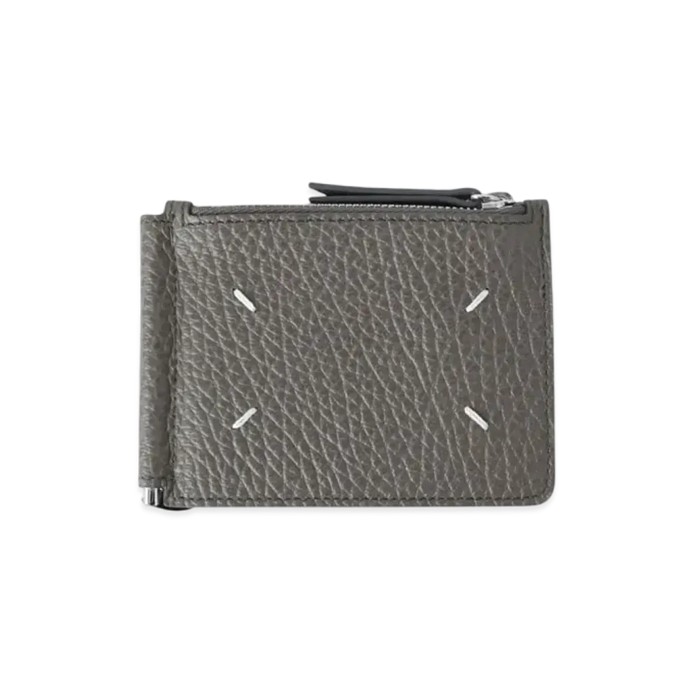 Maison Margiela x Ron Herman Leather Small Wallet "Dark Gray"