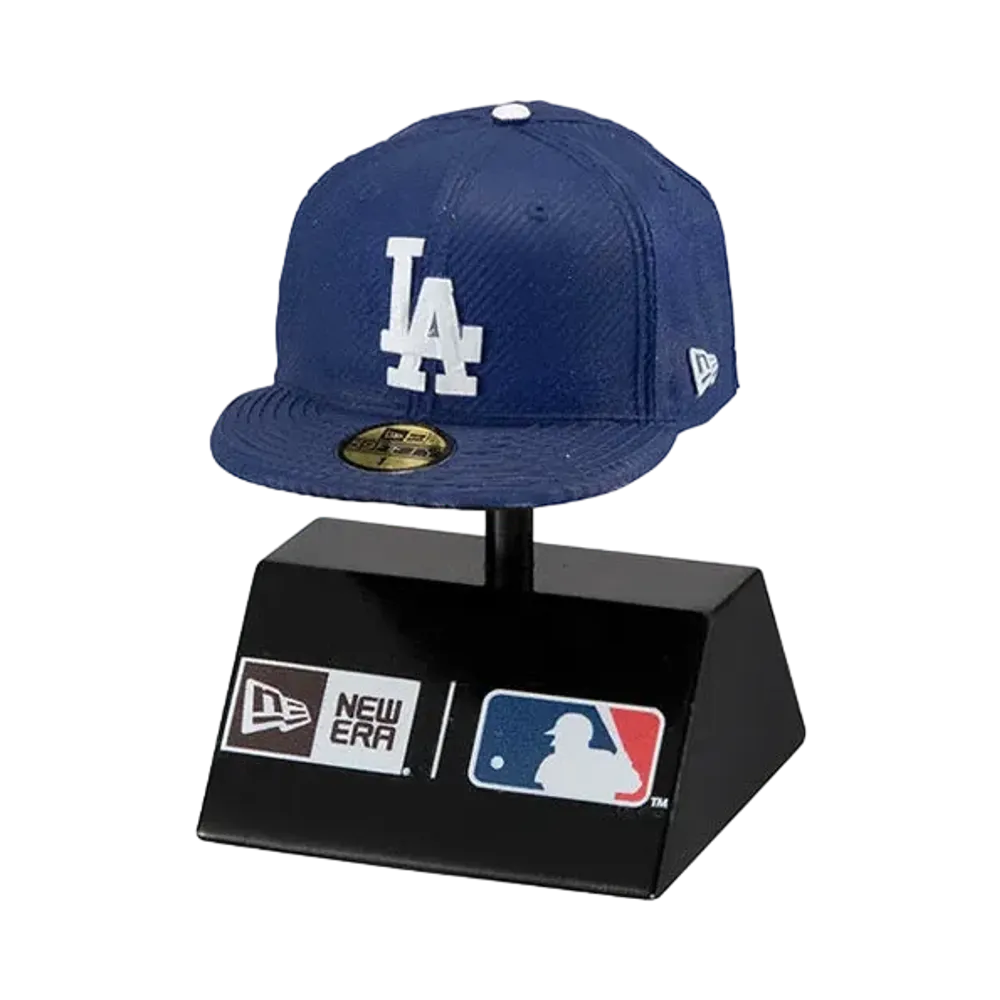 BANDAI NEW ERA 59FIFTY MLB On-Field Cap Miniature Figure Collection Los Angeles Dodgers