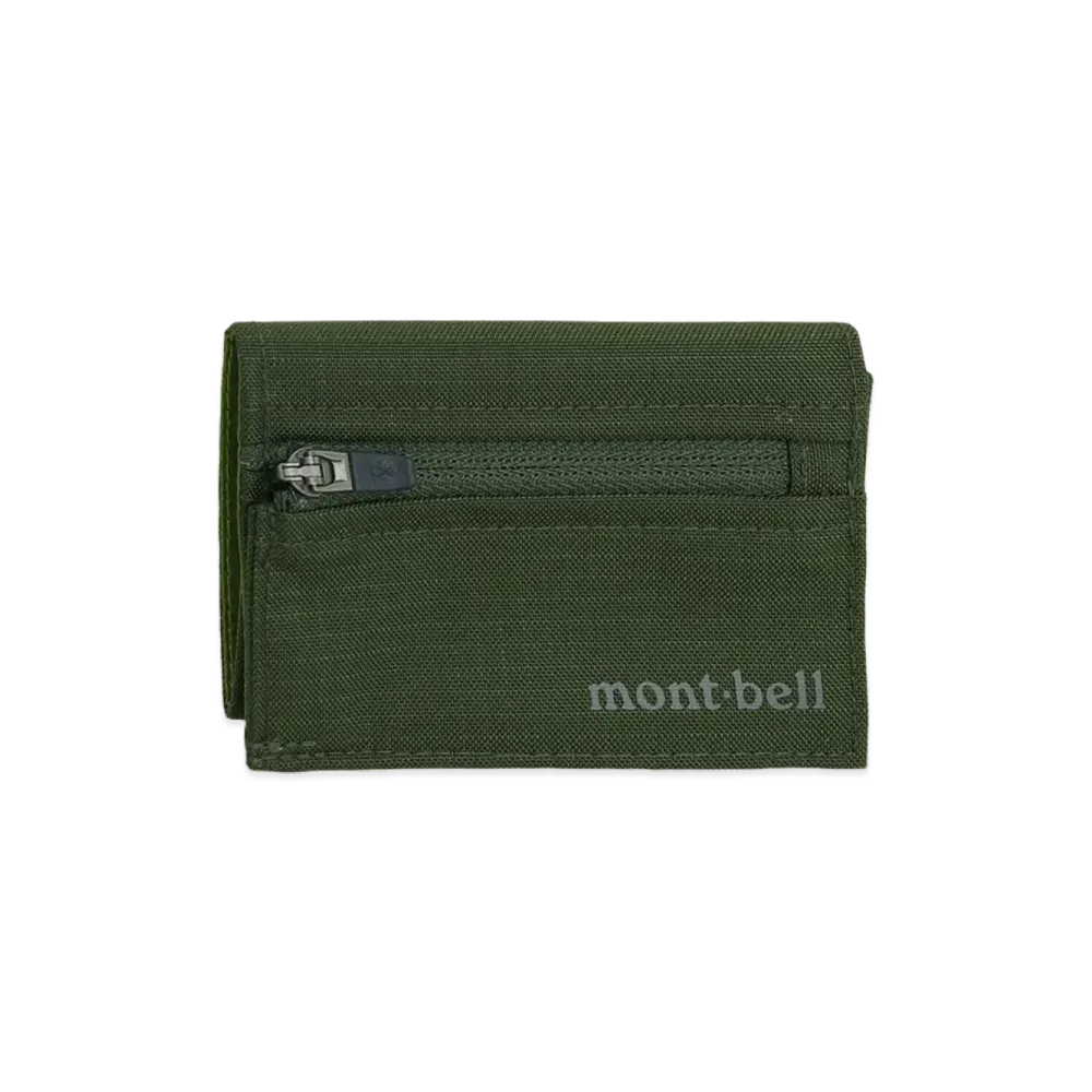 mont-bell Compact Tri-fold Wallet "Dark Green"