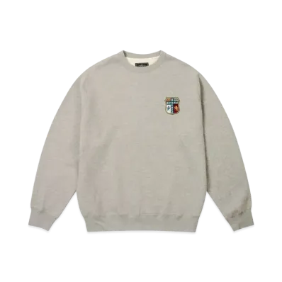 PALACE x BEAMS Plus Graphic Crew "Grey"