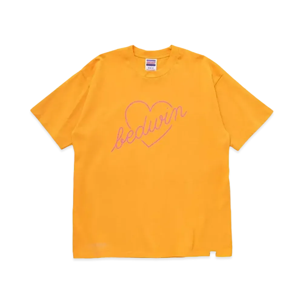 Bedwin & the heartbreakers J.ANDRE Ex. S/S PRINTED TEE "MACLISE" "GOLD"