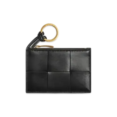 Bottega Veneta Cassette Key Pouch "Black"