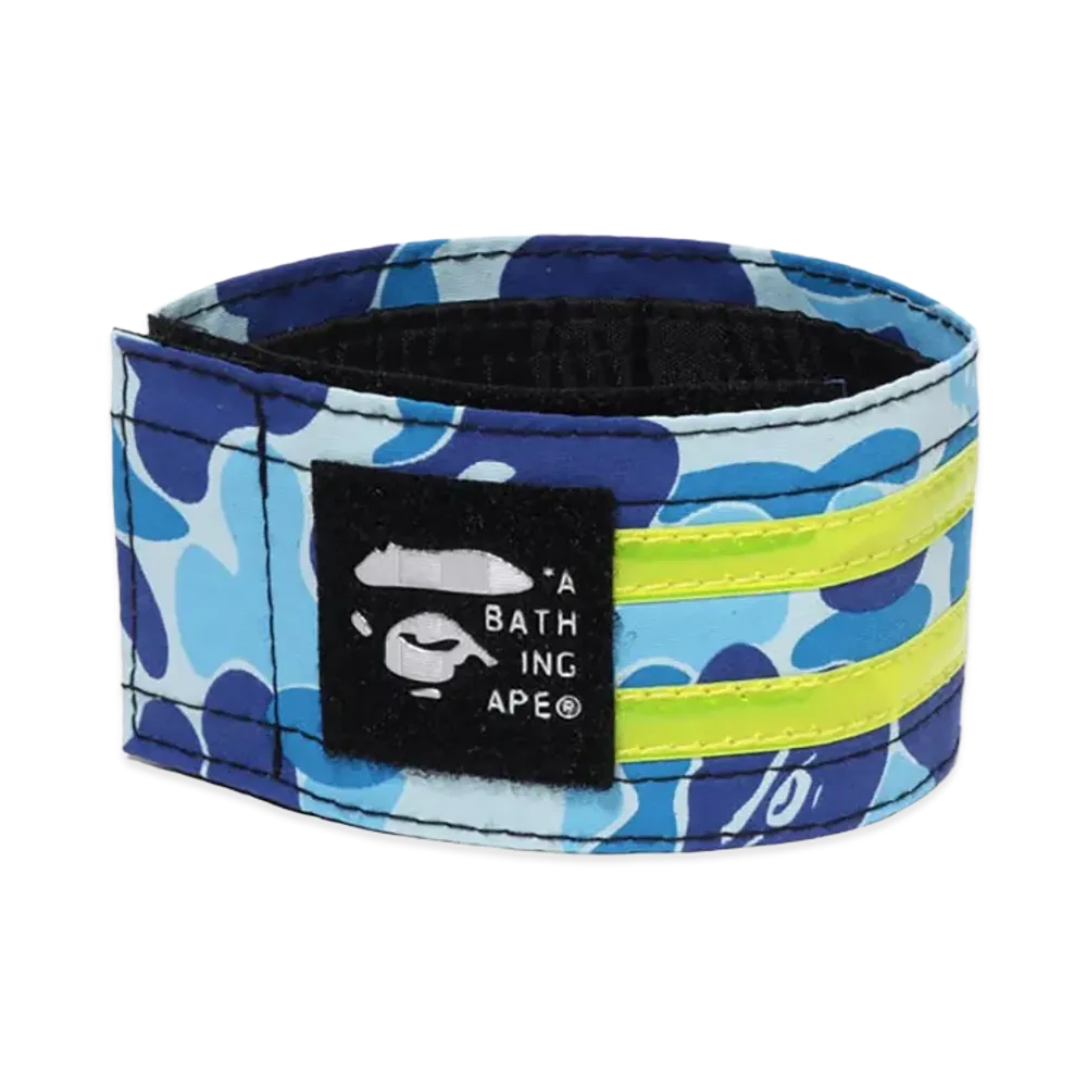 A BATHING APE ABC Camo Reflective Ankle Band "Blue"