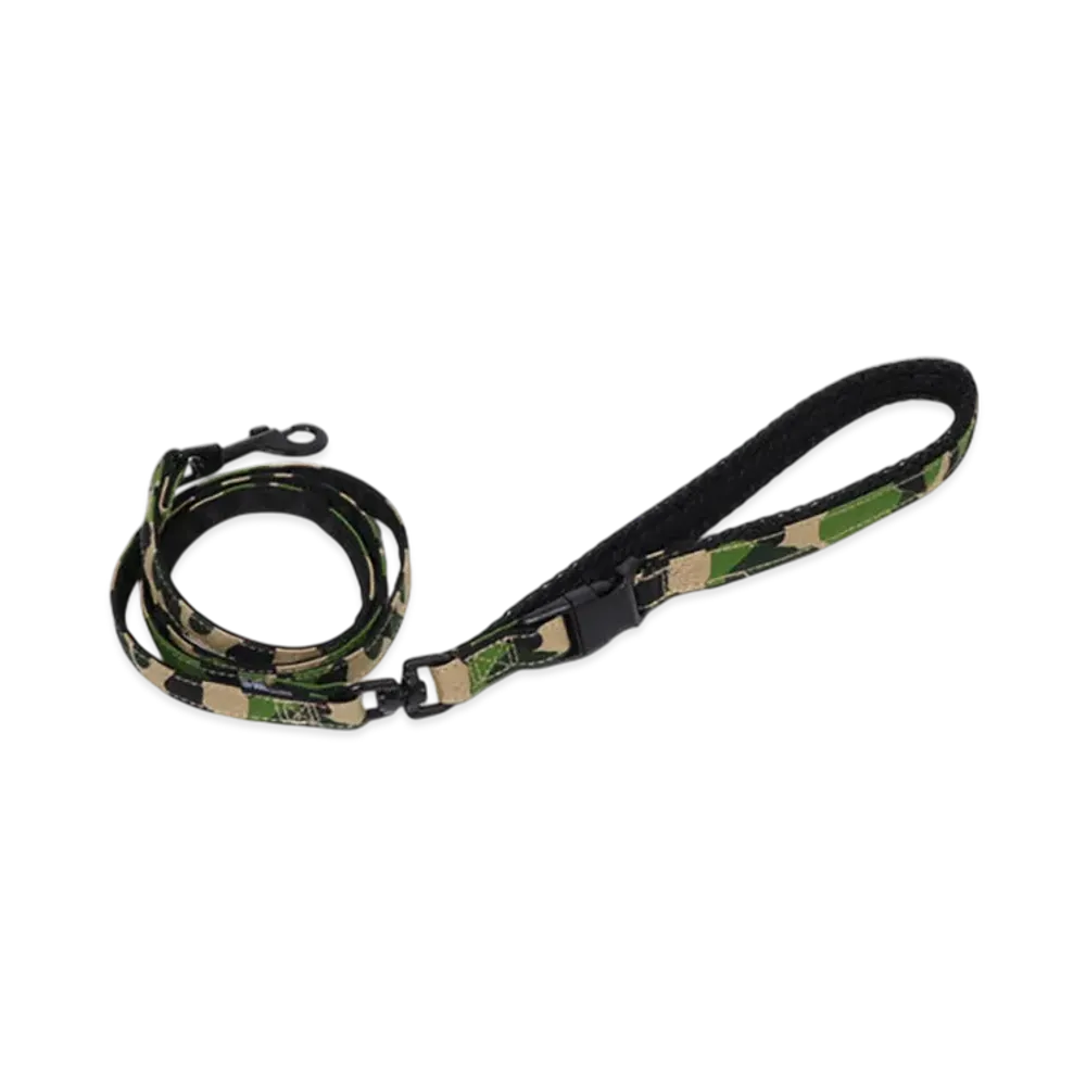 A BATHING APE ABC Camo Dog Leads "Green"