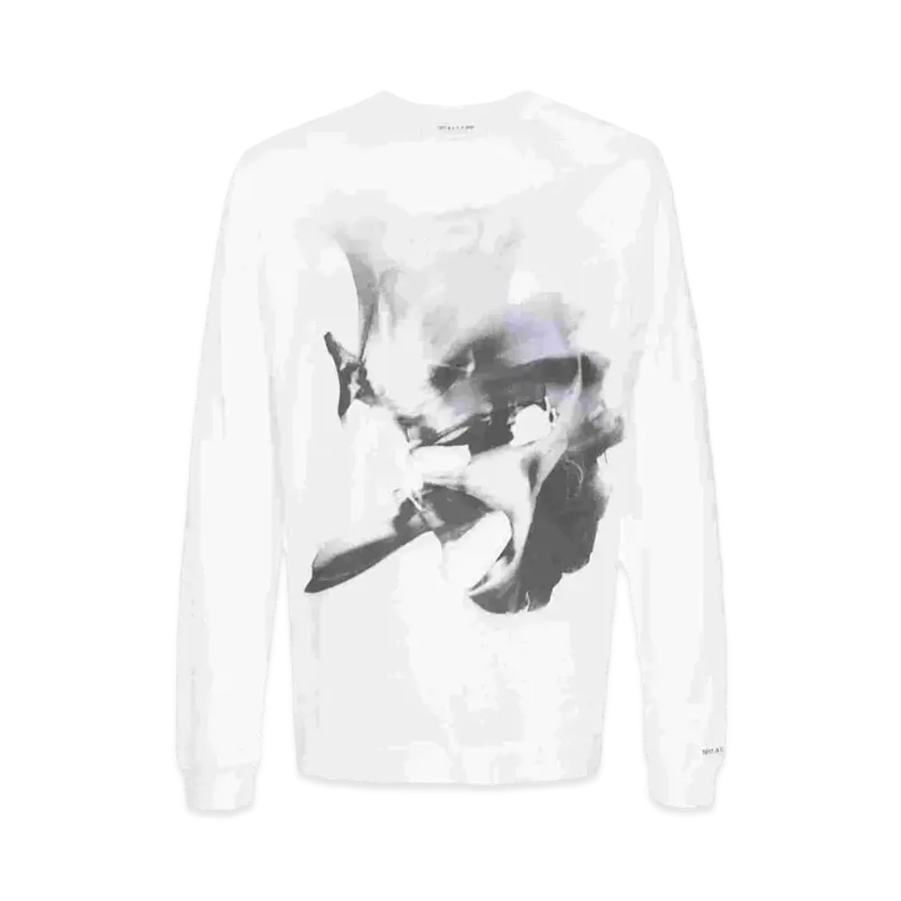 1017 ALYX 9SM Graphic-Print Long-Sleeved T-Shirt "White"