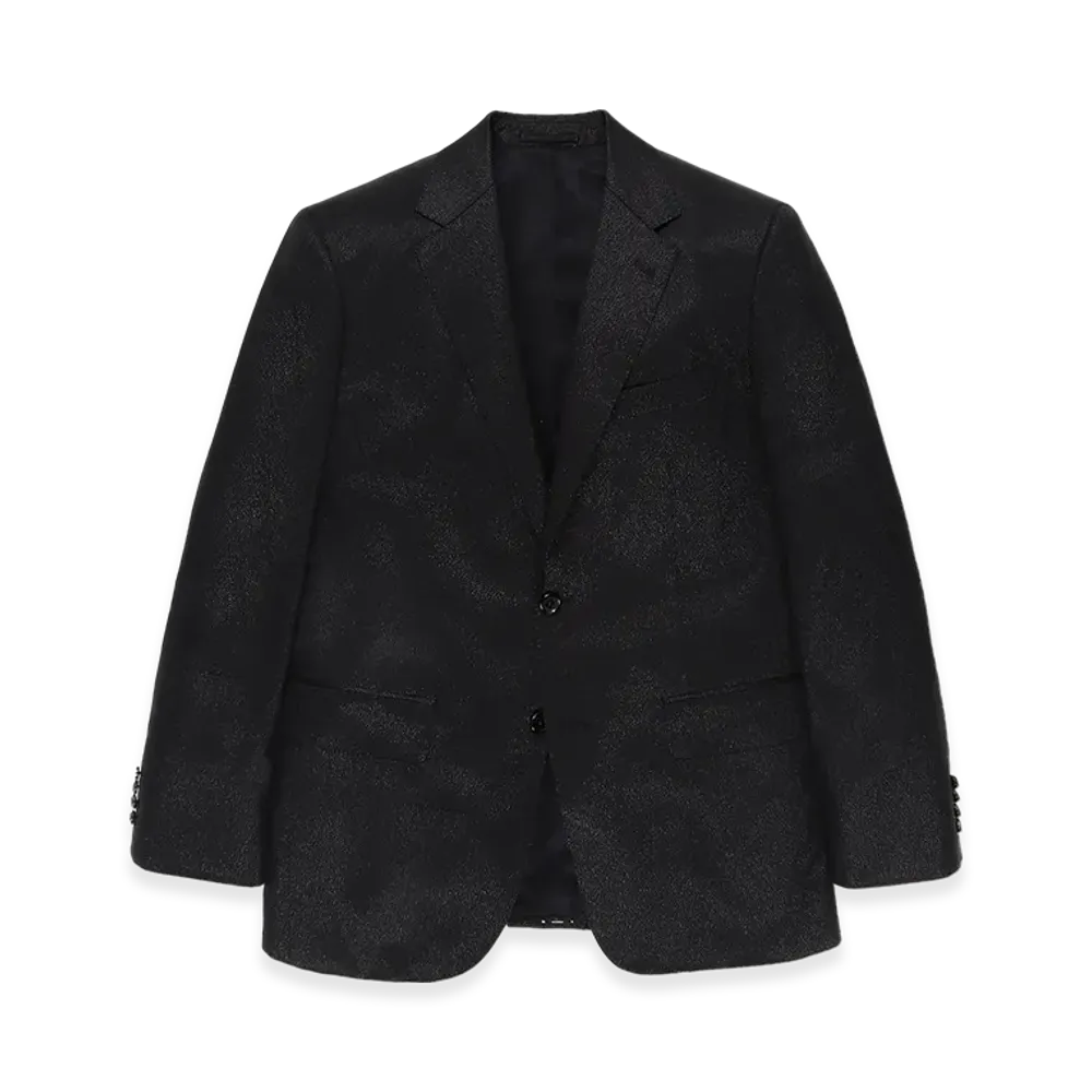 WACKO MARIA x Dormeuil Glitter Single Breasted Jacket "Black/Silver"