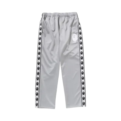 A BATHING APE Bape Relaxed Fit Track Pants "Gray"