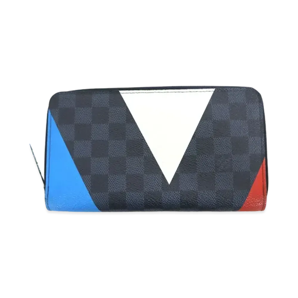 Louis Vuitton Zippy Organizer Damier Cobalt 2017 America's cup