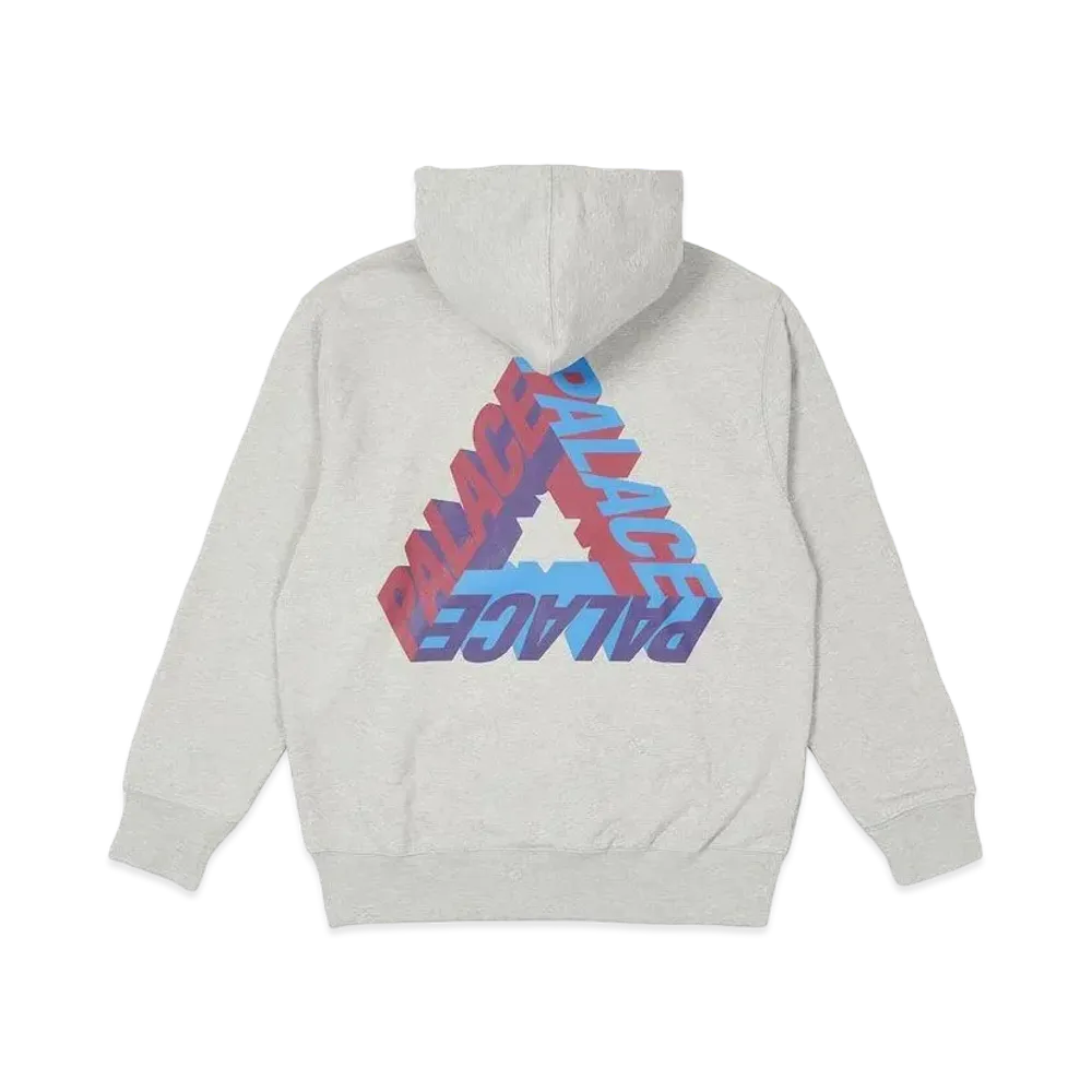 PALACE P-3D HOOD "Grey Marl"
