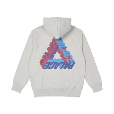 PALACE P-3D HOOD "Grey Marl"