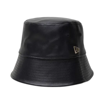NEW ERA Bucket 01 Sailor Brim Synthetic Leather "Black"