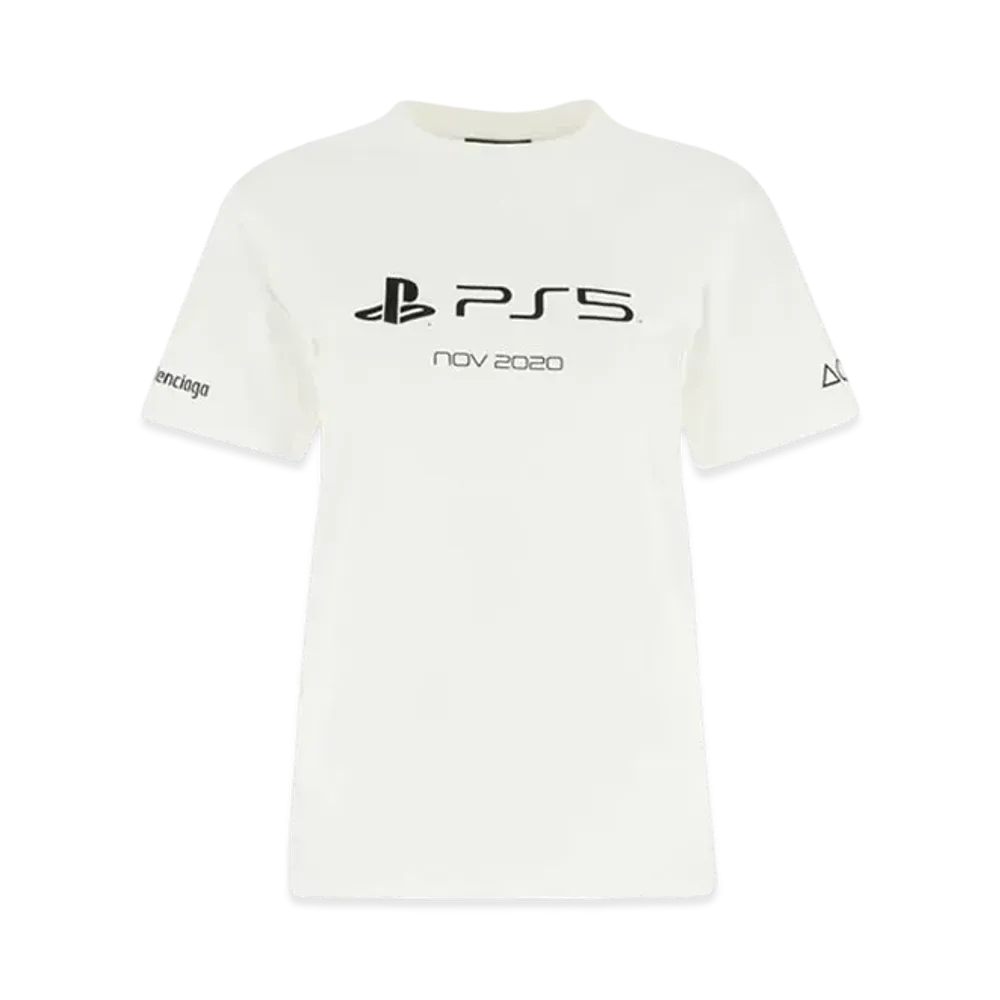 Balenciaga x PlayStation Boxy T-shirt "White"
