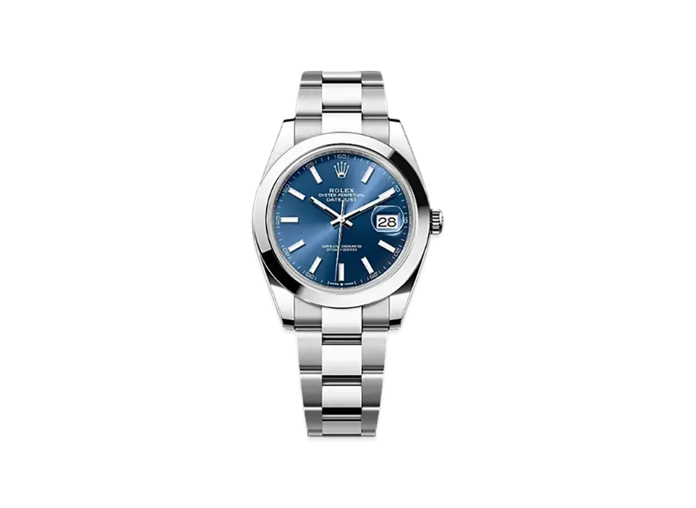 ROLEX Datejust 41 Oystersteel & Yellow Gold "Blue"