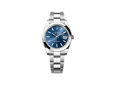 ROLEX Datejust 41 Oystersteel & Yellow Gold "Blue"