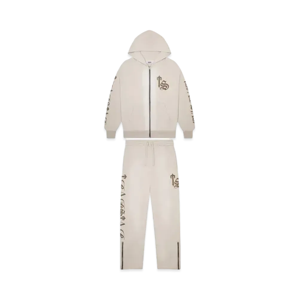 TRAPSTAR Script Spray Tracksuit "Sand"