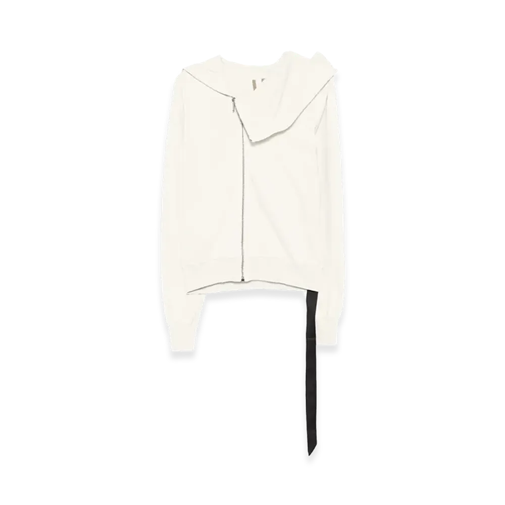 Rick Owens DRKSHDW Zip Hoodie "Milk"
