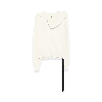 Rick Owens DRKSHDW Zip Hoodie "Milk"