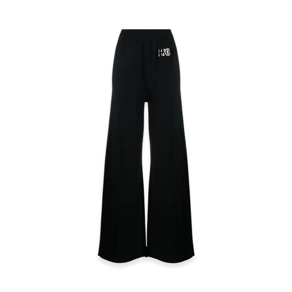 MM6 Maison Margiela Oversized Logo Track Pants "Black"