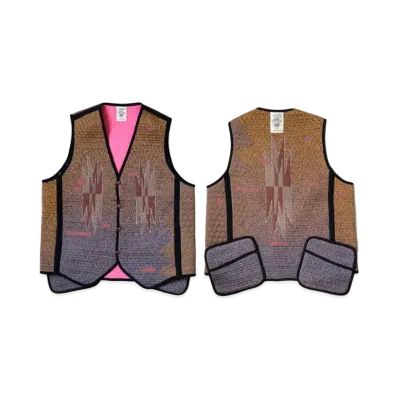 KAPITAL 3D Knit Chimayo Hyper Vest 2021 "Bronze"
