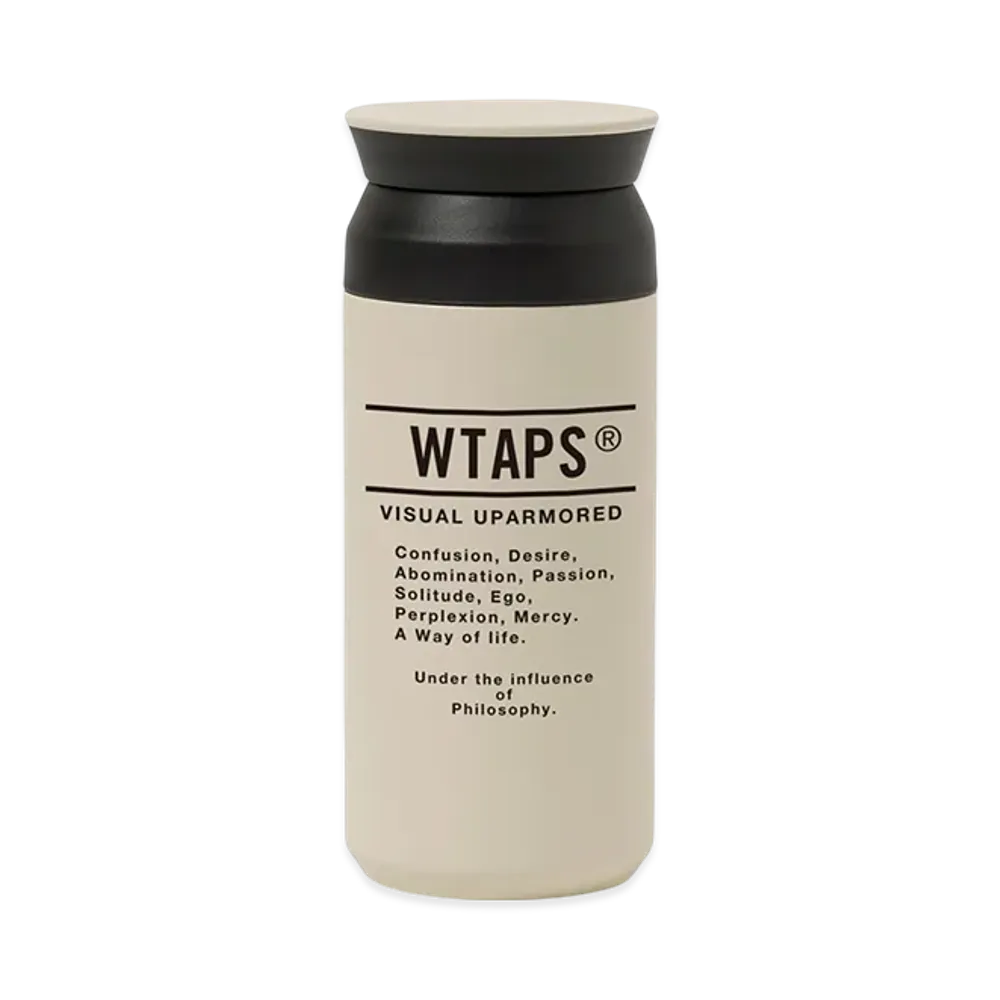 WTAPS H2O 350ml / Bottle / Steel. KINTO "White"
