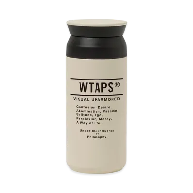 WTAPS H2O 350ml / Bottle / Steel. KINTO "White"