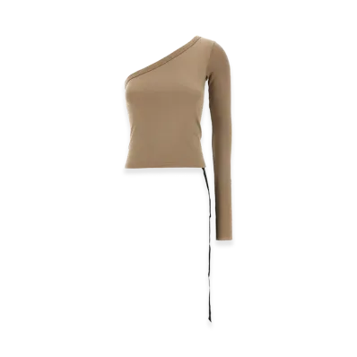 Rick Owens DRKSHDW Women's Ziggy Top "Beige"