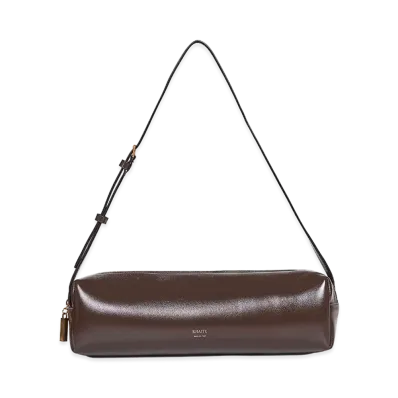 KHAITE Women's Kye Leather Shoulder Bag "Brown"