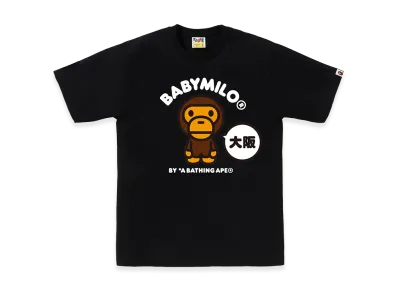 A BATHING APE Osaka Exclusive Baby Milo Osaka Tee "Black"
