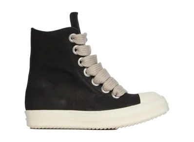 Rick Owens SS26 Jumbolace Sneakers "Black/Milk"