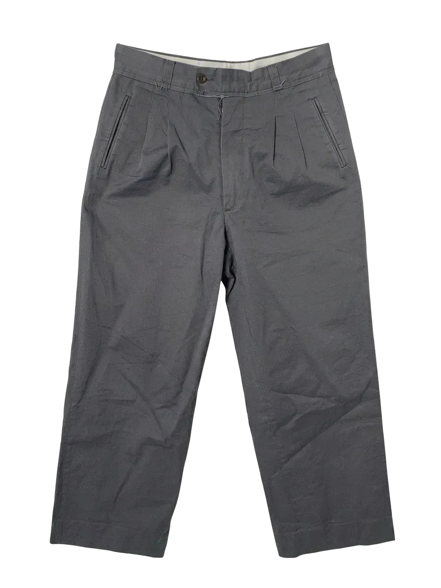 Maison Margiela Cotton Trousers Pants "Gray"